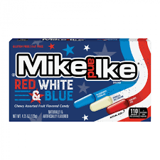 Mike & Ike Red White Blue 120g